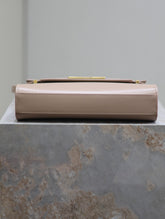 MANHATTAN SMALL 24 IN DARK BEIGE SMOOTH LAMBSKIN GOLD HARDWARE